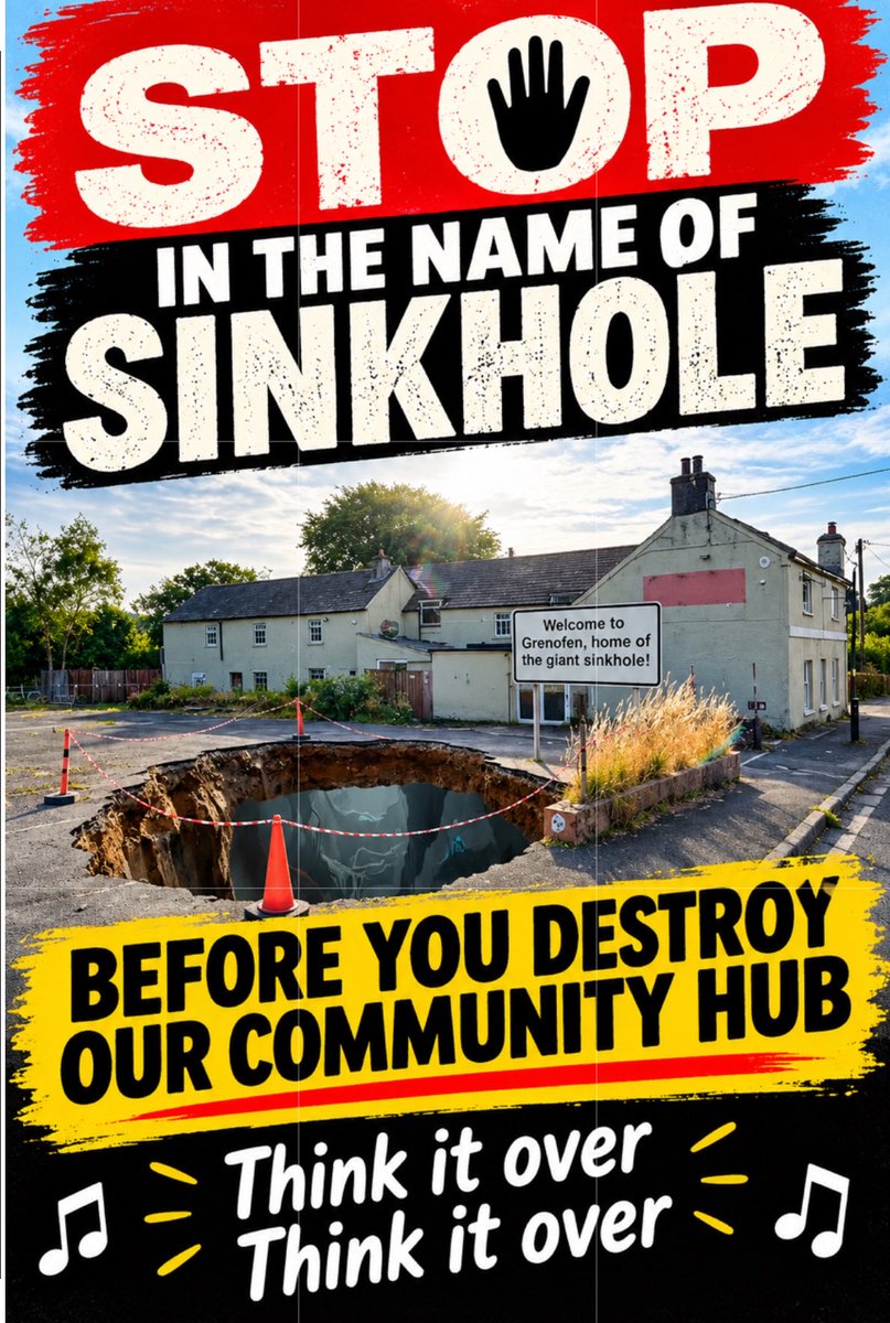 CommunityCfp41's tweet photo. All we want is to protect our only community asset our pub
@CllrBrazil @CllrEwings why is their no communication between departments on planning app 1621/26/FUL
Who takes responsibility &amp; liability if planning is given &amp; this historic tunnel falls.
TP1 30m NO build rule 🛑 the 🪏 https://t.co/6ODseLLyPi