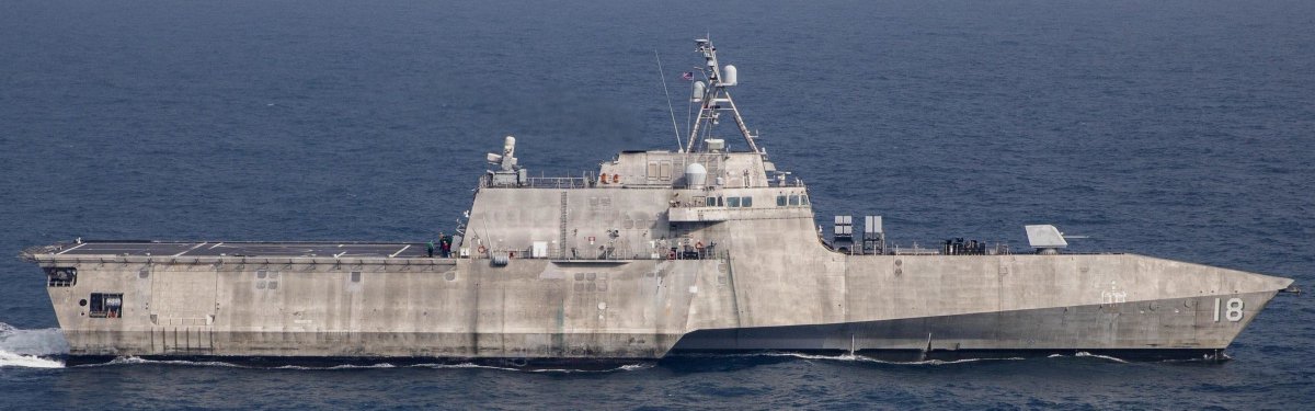 ChinaMilBugle's tweet photo. PLA Spokesperson: 

In the early hours of October 20, the U.S. littoral combat ship USS Charleston, illegally intruded into the waters adjacent to Xianbin Jiao of China’s Nansha Qundao without approval from the Chinese government. 

The Navy of Chinese PLA Southern Theater Command (STC) dispatched forces to track and monitor the U.S. vessel in accordance with laws and regulations. 

China holds indisputable sovereignty over Nansha Qundao and its adjacent waters. The U.S. action infringes upon China’s sovereign rights and interests, jeopardizes maritime security, and is detrimental to regional peace and stability. 

The U.S. side should immediately cease such activities. 

Forces of the Chinese PLA Southern Theater Command remain on high alert at all times to resolutely safeguard national sovereignty and security and uphold regional peace and stability.

#PLA #Navy
#SouthernTheaterCommand #STC
#NanshaQundao #NanShaIslands
#XianbinJiao #XianbinReef 
#USSCharleston
#ChinaMilitary #ChinaMilBugle