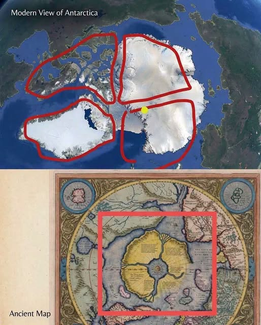 andreas_nigbur's tweet photo. What if everything we've been taught about the north pole is just the beginning of the story?

Imagine an ancient world where massive underground temples and emerald castles sit beyond the maps we're allowed to see.

A civilization so advanced it mastered technology capable of freezing entire regions; locking the truth beneath miles of ice with what some call "sub-zero technology".

The old maps. The strange compass behavior. The restricted access. The military presence. The unanswered questions. Coincidence... or pieces of a much bigger puzzle?

*I'm not telling you what to believe. I'm asking why we're told not to ask.

*If the greatest discovery in human history was buried beneath the ice, would the world ever be allowed to know?

*Question everything. Research everything. Believe nothing without evidence.