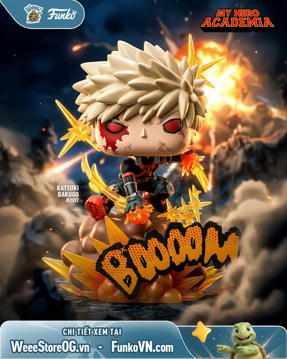weeestore's tweet photo. 【PRE-ORDER】
"Get outta my way now before I set you on fire." - Katsuki Bakugo

✅ Deluxe Katsuki Bakugo #2592 - My Hero Academia
- Bản CHASE GLOW

------------------
𝐖𝐞𝐞𝐞 𝐒𝐭𝐨𝐫𝐞 𝐎𝐆
Nhận order mô hình đồ chơi sưu tầm Funko Pop chính hãng tại Hồ Chí Minh. https://t.co/7ET4Ma3vCP