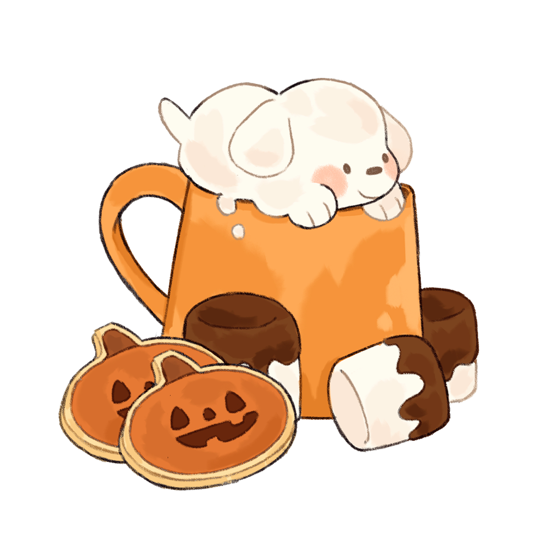 yumbrite's tweet photo. A delicious mug of hot pup cocoa for fall! https://t.co/LKGsYoVgB5