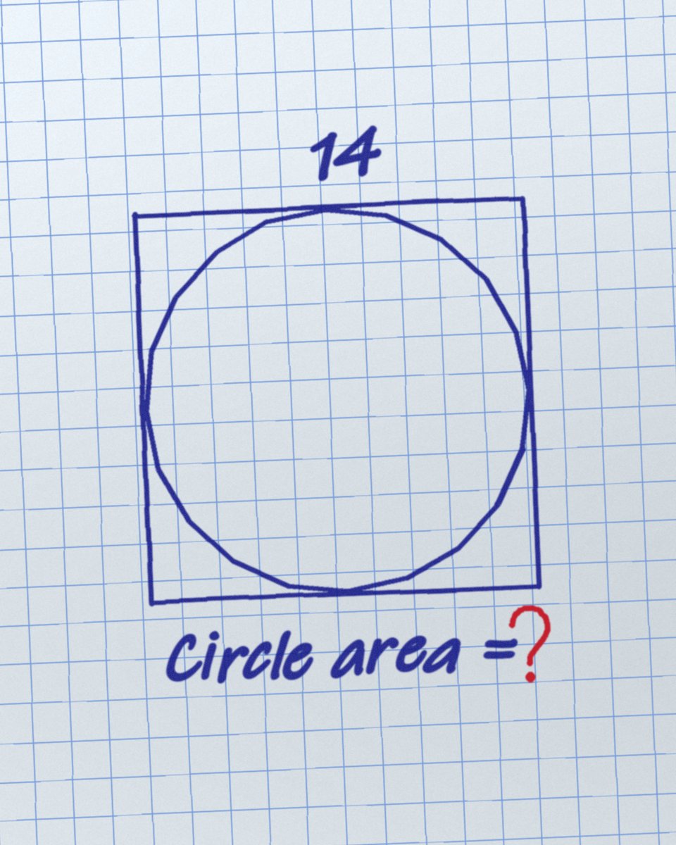 MathStudyCorner's tweet photo. What is the area of the circle?

#math #mathematics #maths #mathproblems #mathstudent #mathskills #mathsfun #mathpuzzle #mathstricks https://t.co/kPMPivQse1