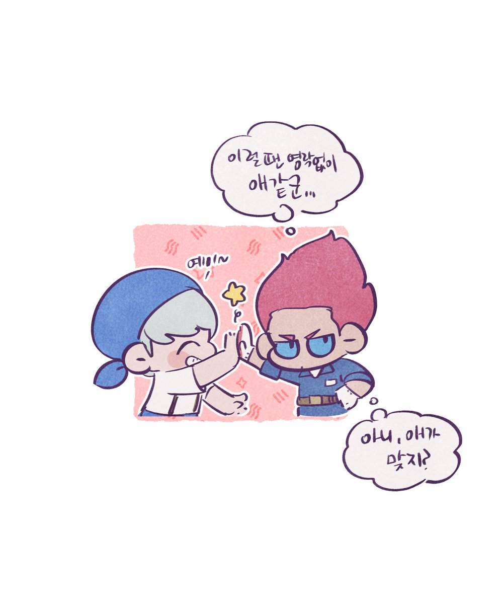 munoou00's tweet photo. 대리님 하이파이브 좀 해줘

패치퍼블 전오수 볼때부터 천년을 사랑했는데 처음 그려봄 https://t.co/4ShBgsjJ5H