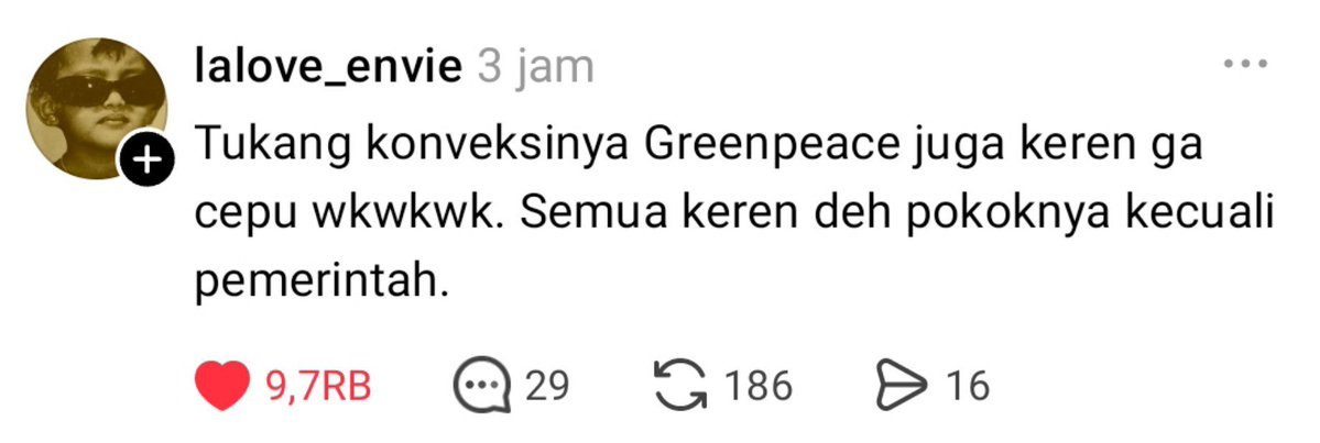 bluenyvaley's tweet photo. respect sama Greenpeace!
gerak geriknya ga kebaca samsek, ordal juga ga ada yg cepu 🔥 tiba tiba CRING bikin ketar ketir pasukan ovaltine.

MENYALAAAA GREENPEACE🔥🔥 https://t.co/ZFxA2Roy09