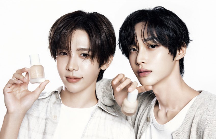 riize_archives's tweet photo. SHOTARO and WONBIN for EITHER&amp; Egg Sleek Foundation. https://t.co/V4R2MH0d9Z