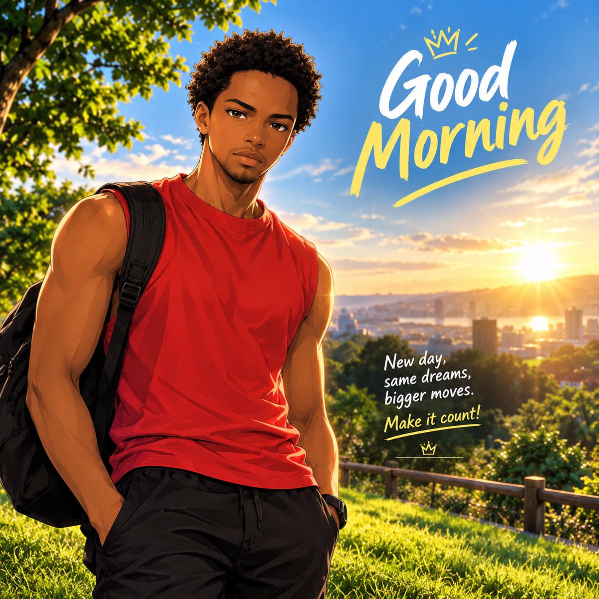 1Young_Prince's tweet photo. Good morning, mutuals! ☀️💛

Let’s make every day count, take every opportunity, and keep making moves toward our goals. One day, one step, one win at a time. 🚀👑

Wishing you all a beautiful and productive day! 🤝🔥 https://t.co/QEZLbtDP1h