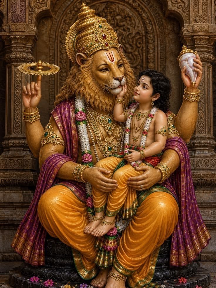 Gauripriya18's tweet photo. Namo Narsimha https://t.co/zTVEhsXUpo
