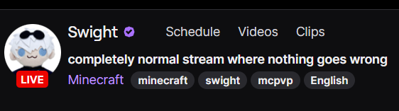 sei_aoii's tweet photo. swight's stream title and they're over here debating who's more toxic rn..

i miss my swight-kun and coldi-chan </3 https://t.co/1BpFTC8Qlj