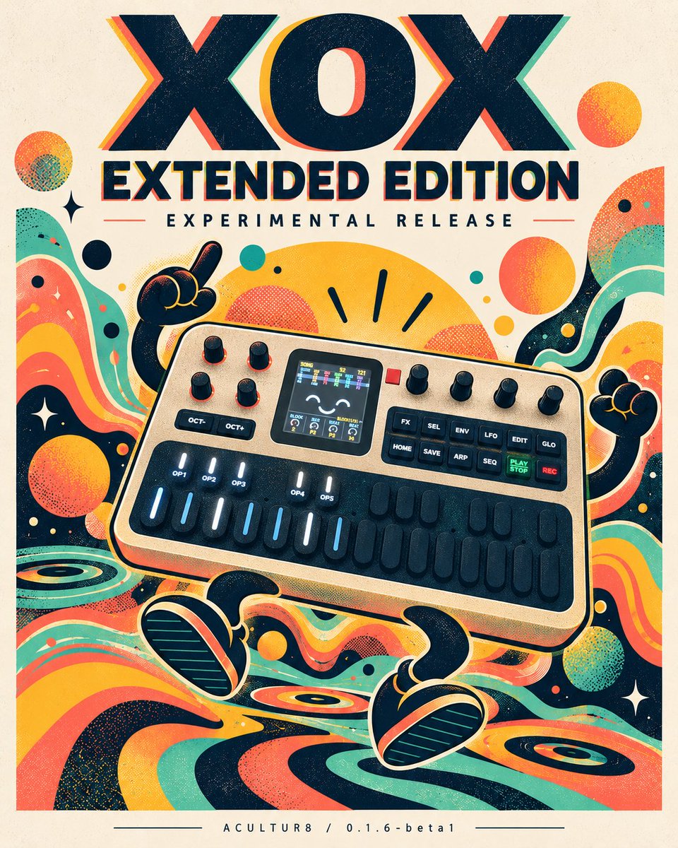 RussDionne's tweet photo. https://t.co/l3FavwXwzA
#xox #firmware #fm1 #mvave #acidmusic #techno #free #upgrade #music #software #hardware https://t.co/CrceNIH0oc