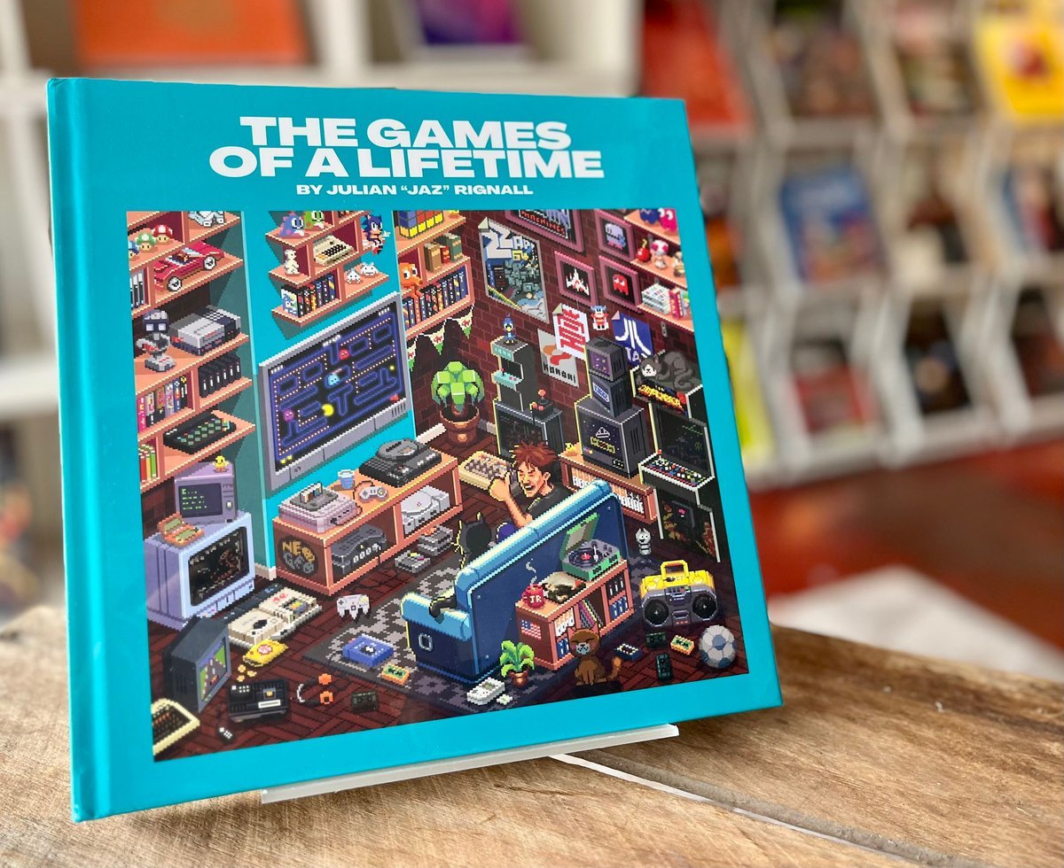 PixelCribAU's tweet photo. 📖 THE GAMES OF A LIFETIME by @JazRignall &amp; @bitmap_books: 
https://t.co/sMqI9RZSfj 

Across its 420 pages, The Games of a Lifetime is a video game time machine that takes you on an incredible journey from the very dawn of the industry to the present day. https://t.co/MiJuB5fjGZ