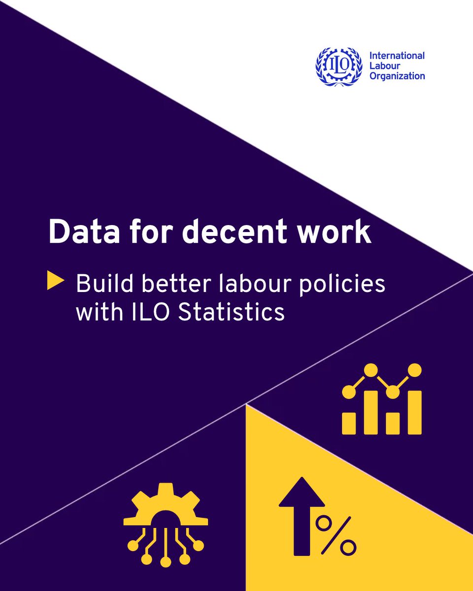 ilo's tweet photo. Celebrate #WorldStatisticsDay with ILOSTAT — your portal to comparable labour statistics including SDG 8 indicators. 

📈Compare.
🔍Visualize.
📥Download.

Visit: https://t.co/RQ5CClp1mP  #DecentWork https://t.co/LN1K9s4cfZ