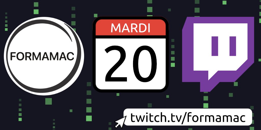 formamac's tweet photo. LIVE ON 🔴

Pour démarrer la semaine dans le placard à code : discussion, CSS et jeu vidéo !

➡️ https://t.co/tLtHQWrdv1

@TwitchFR @Twitch #Twitch @codedex_io #CSS @Steam #Steam https://t.co/npqwqROCY2