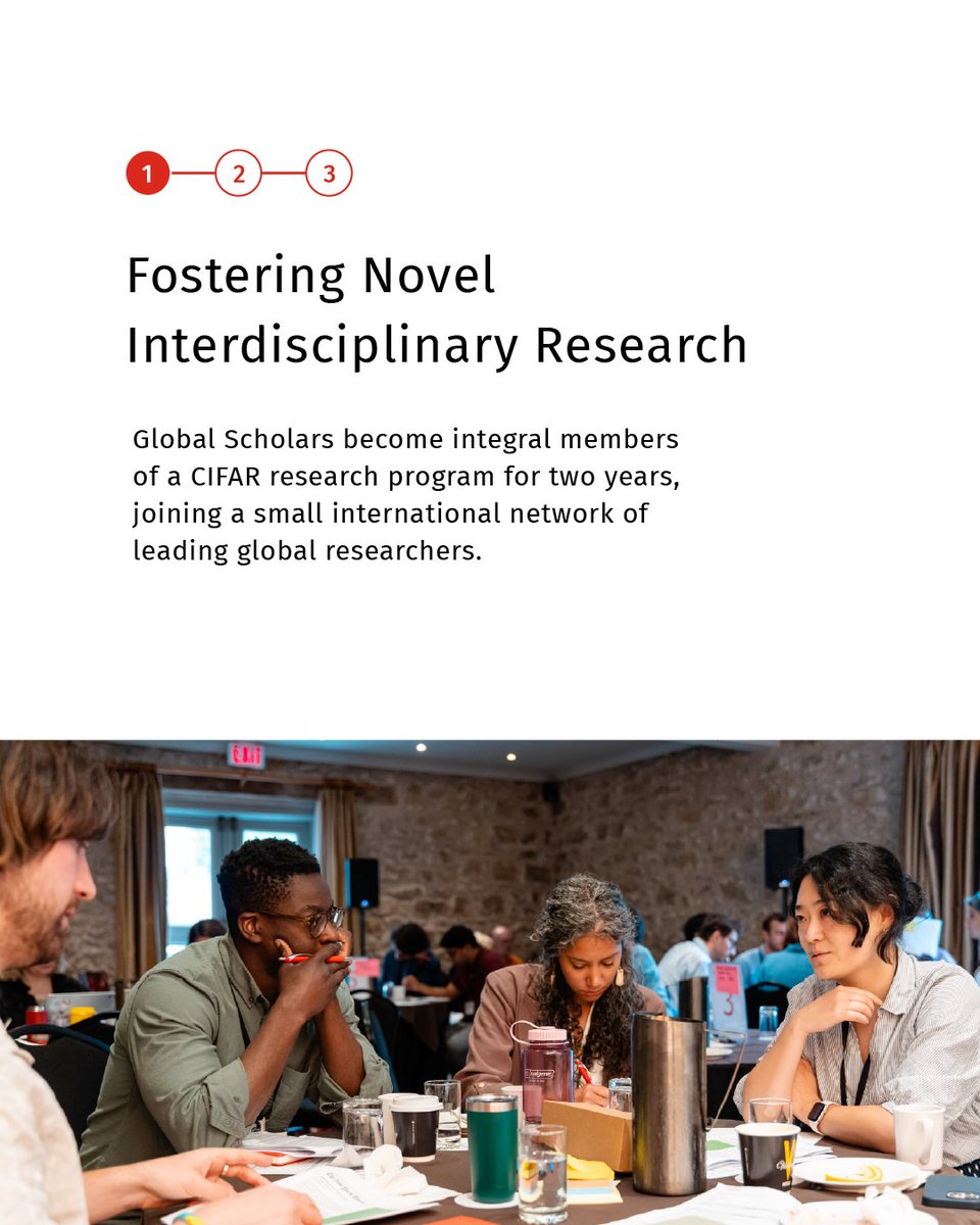 NRF_News's tweet photo. CIFAR’s renowned Global Scholars program is designed for early-career researchers worldwide.

Develop and lead highly interdisciplinary research, expand your network and gain valuable leadership training.

Details: https://t.co/INUp1JfGdw https://t.co/wlozdolVjq