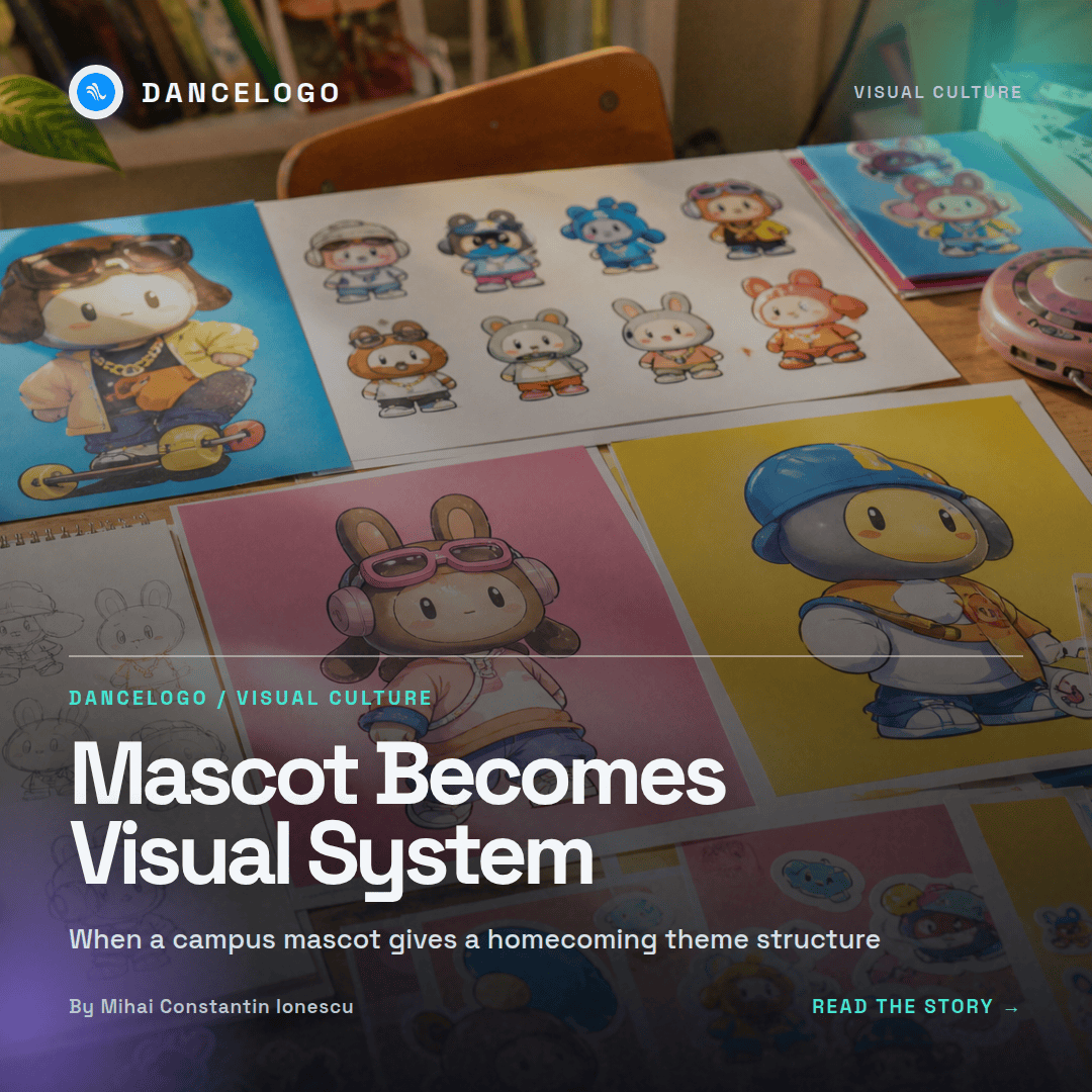 Alecusss's tweet photo. A student-built UTC Homecoming identity uses palette and a familiar mascot to become a usable visual system—stickers, illustrated scenes, and steady motifs make the theme…
#DanceLogo #Homecoming

https://t.co/AWscr6uCBf https://t.co/S1FyyhClag