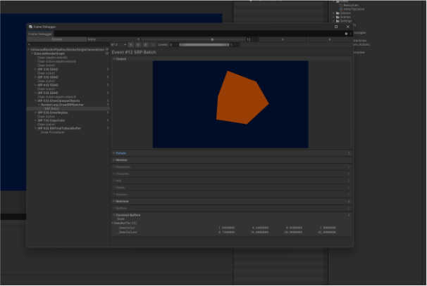 BinaryImpactG's tweet photo. #UnityTip
Unity 6.6 makes the frame debugger even more useful!
You can now inspect the names and values of fields inside constant buffers.
Great for checking what data your shader actually receives!
#indiedev #gamedev https://t.co/iThmhwFd0e