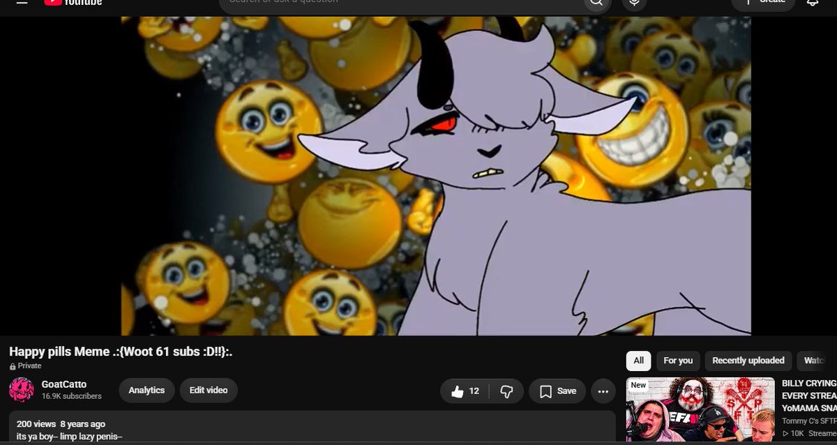 CattoGoat's tweet photo. what the fuck was I on in 2018 https://t.co/v46GURSns6