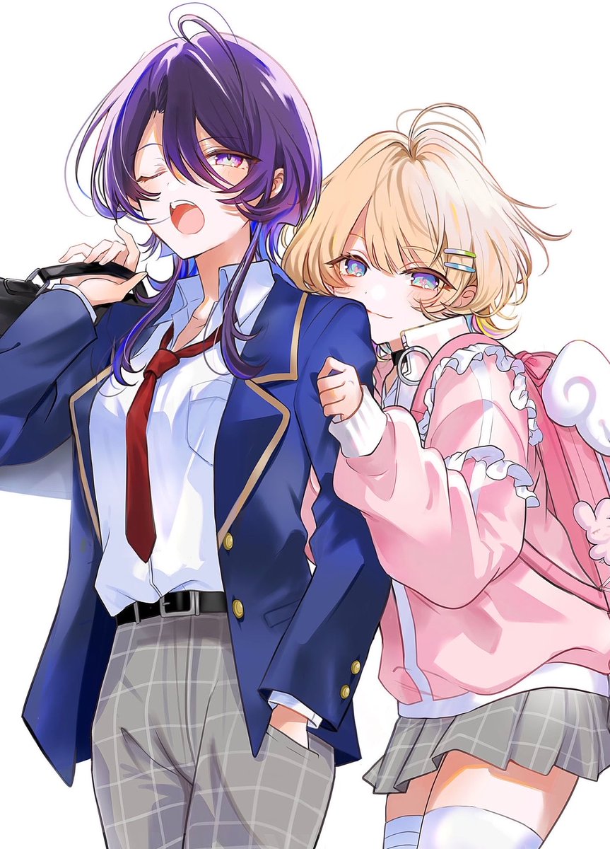 benisyakedon's tweet photo. 12/2に講談社ラノベ文庫さまから発売される佐倉いふ先生（@ifsagura ）著「百合にならなきゃ死ぬ」のカバーイラストと挿絵担当させていただきました！ https://t.co/2lYWUwxE5Y
