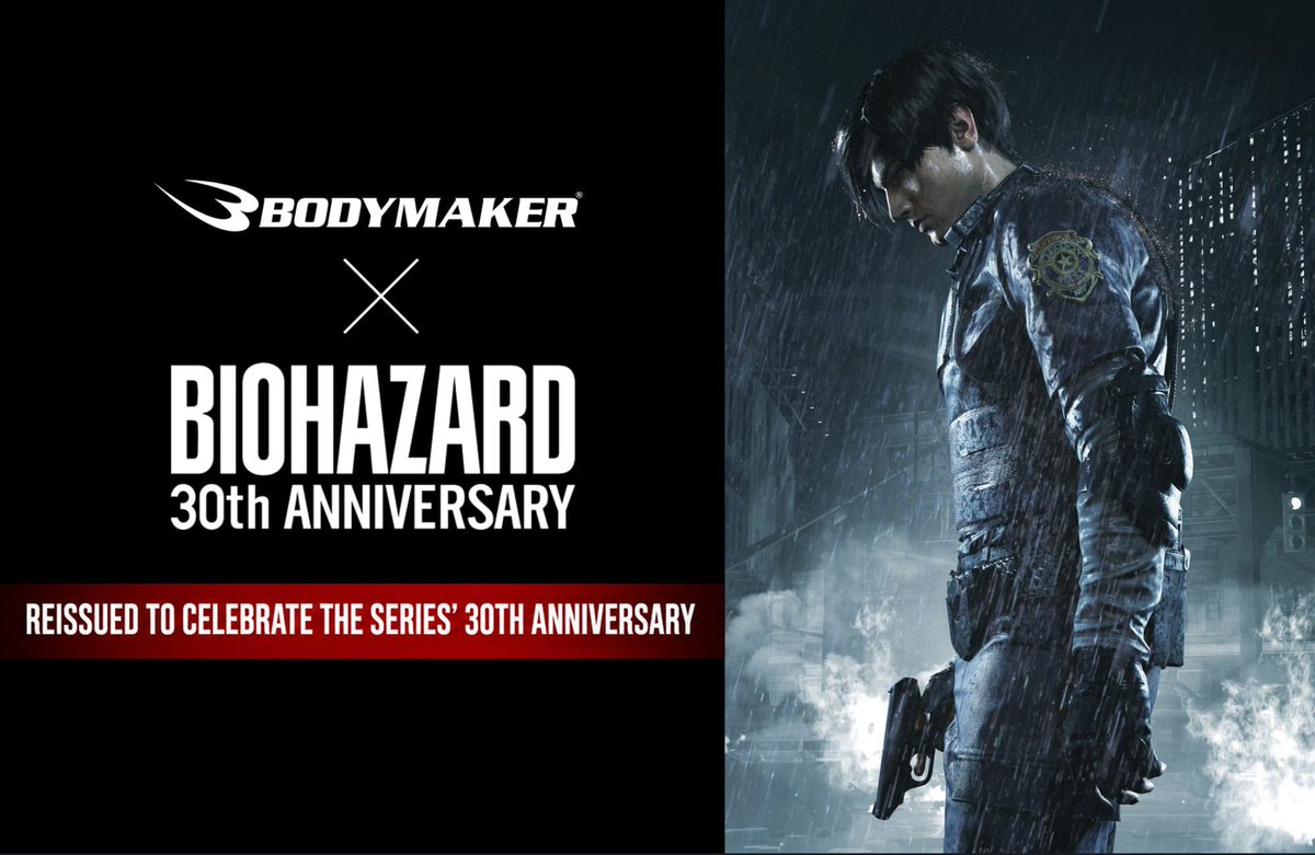 RENews_X's tweet photo. 🔥 BODYMAKER × RESIDENT EVIL Jackets Are Back.

Japanese sportswear brand BODYMAKER is bringing back the popular R.P.D. and S.T.A.R.S. MA-1 jackets to celebrate Resident Evil’s 30th anniversary.

📅 Pre-orders open October 20, Today!
🛍️ Orders are expected to ship from early December. International shipping is available through Buyee.

Buy here: https://t.co/RxkVP5roqQ