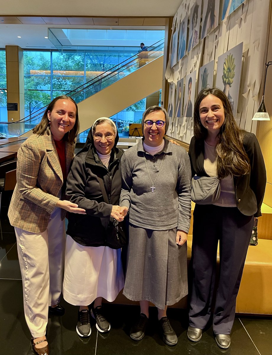 VaticanIHD's tweet photo. 📣 “A model sees a profile. You see a face”

At the convening promoted by the @hiltonfound, the Prefect Sr @ASmerilli reaffirmed the role of women religious in defending human dignity 🫂

Learn more: https://t.co/vlCVH8kFa9 https://t.co/kfOu2NC2uy