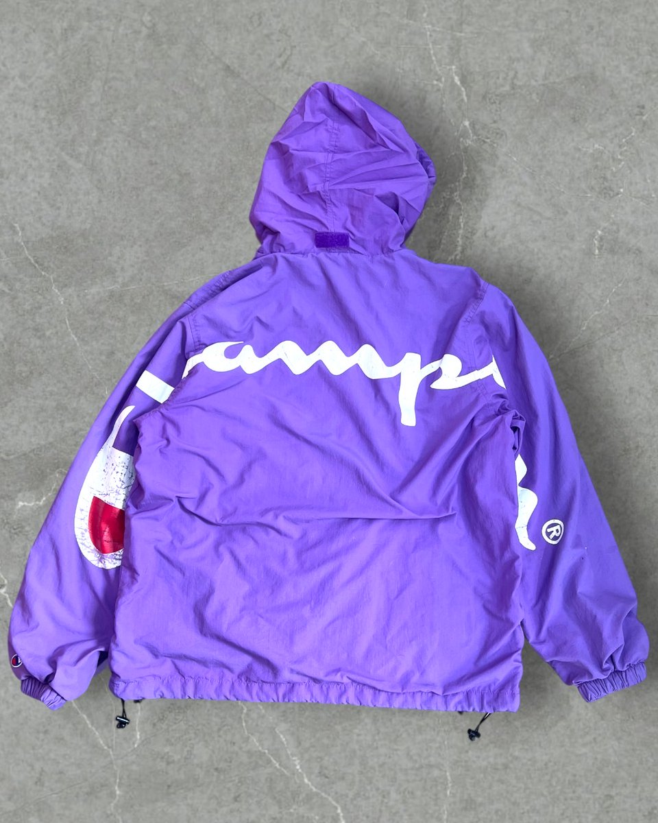 nextauction1's tweet photo. 10月26日オークション出品
2018SS Supreme × Champion Track Jacket

数の少なかったレアカラー
Light Purple https://t.co/W6HAC8Pzch