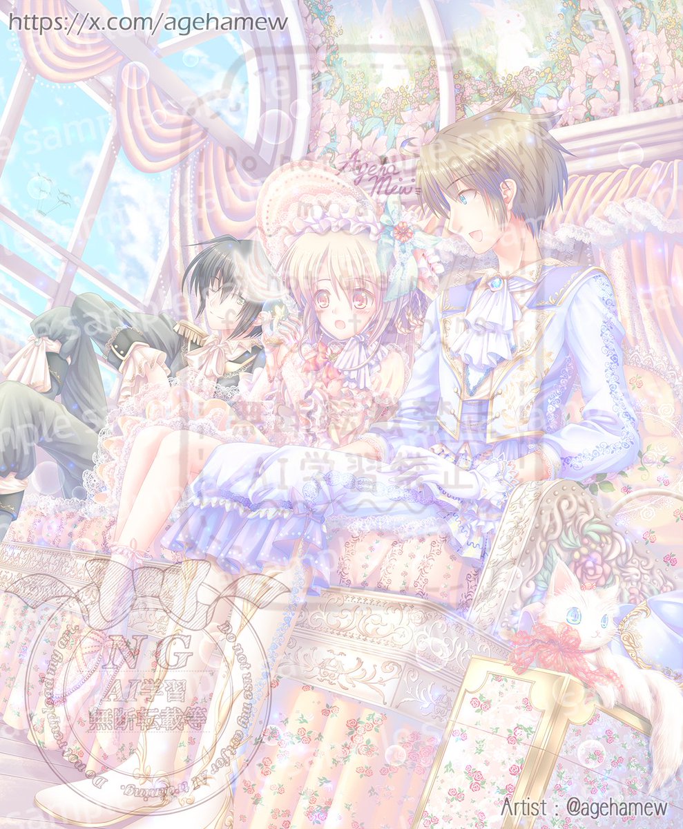 agehamew's tweet photo. 過去絵をご紹介！
オリキャライラストです。
左から、ヨハンくん、アストライアちゃん、リオンくんといいます。
#イラスト #illustration #創作イラスト https://t.co/Fg0nCAsz6m