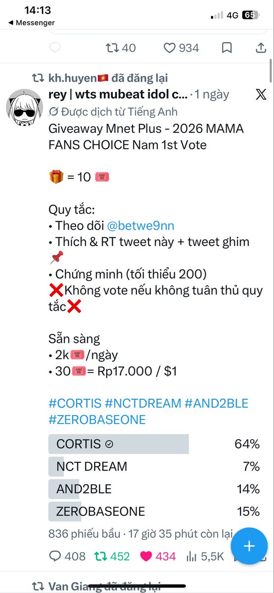 thuylamnm's tweet photo. @betwe9nn @CoerLagesh53428 For #CORTIS https://t.co/KuRUeoPP1E