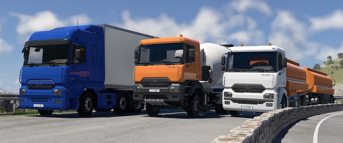 grandtrucksims's tweet photo. 🚛 https://t.co/4L1N1SlPqq v0.40 vs ETS2!

​Cherrier Percheron &amp; new trailers are a game-changer for heavy vehicle physics. Can soft-body realism beat the long-haul king?

​📖 Full review (in 🇺🇦):
👉 https://t.co/MGvyUguDxv

​#BeamNG #ETS2 #GamingUA https://t.co/xacVa6DusB