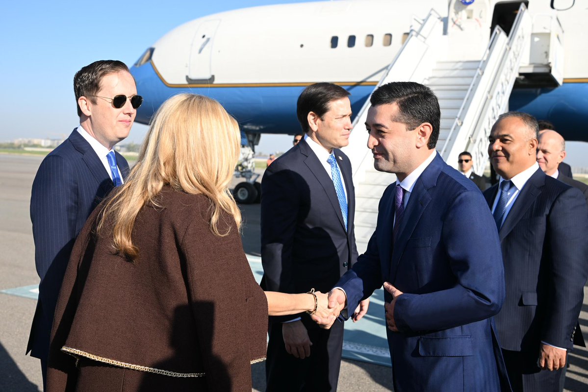 FM_Saidov's tweet photo. A substantive and productive visit to #Uzbekistan by my colleague, U.S. Secretary of State H.E. @SecRubio. 🇺🇿🤝🇺🇸 Talks with H.E. Shavkat Mirziyoyev, President of the Republic of Uzbekistan, the C5+1 Ministerial Meeting, the inaugural Enhanced Strategic Partnership Dialogue, and the second U.S.–Uzbekistan Business and Investment Council meeting gave fresh momentum to our strategic partnership. Agreed to continue working together to translate the agreements reached and priorities identified into concrete outcomes.
***
AQSh Davlat kotibi @SecRubio janoblarining O‘zbekistonga tashrifi mazmunli va samarali bo‘ldi. 🇺🇿🤝🇺🇸 O‘zbekiston Respublikasi Prezidenti Shavkat Mirziyoyev Janobi Oliylari bilan muzokaralar, “C5+1” vazirlar uchrashuvi, Kengaytirilgan strategik sheriklik muloqotining birinchi yig‘ilishi hamda O‘zbekiston–Amerika ishbilarmonlik va investitsiyalar kengashining ikkinchi yig‘ilishi strategik sherikligimizga yangi sur’at bag‘ishladi. Erishilgan kelishuvlar va belgilangan ustuvor yo‘nalishlarni aniq natijalarga aylantirish yo‘lida birgalikdagi ishlarimizni izchil davom ettirishga kelishib oldik.