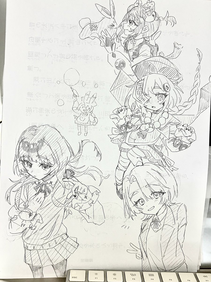 yowayowa_maru's tweet photo. 学校で今日描いたやつ https://t.co/R0E7A4zJTo