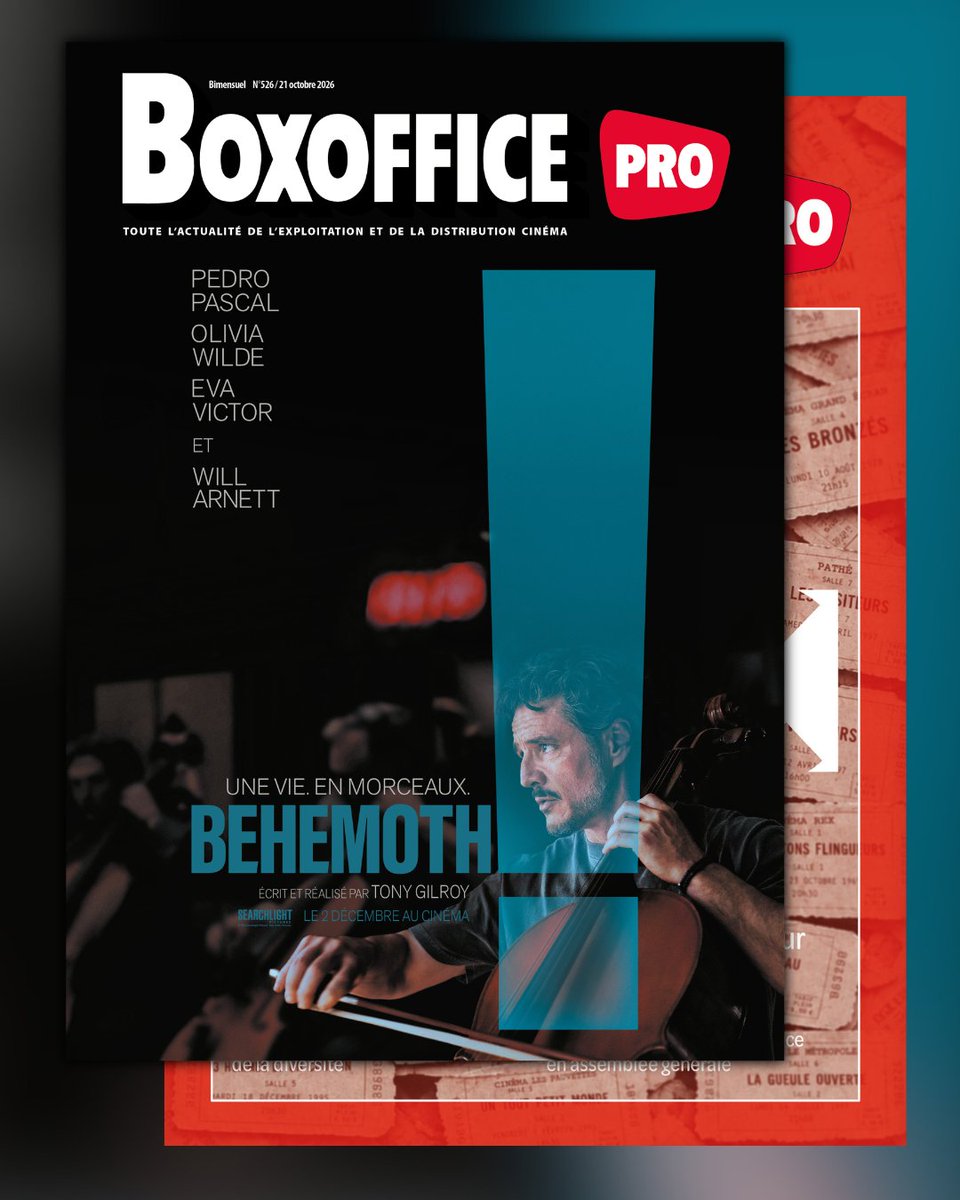 Boxoffice_FR's tweet photo. 📰 Le numéro 526 de Boxoffice Pro est disponible en version digitale !

Au sommaire, les 80 ans du @LeCNC, entretien avec Cristina Batlle de Studio TF1, et bien plus encore !

Une : Behemoth chez Disney

👉 https://t.co/PjED0Y2cbd https://t.co/ITEwjcgcx2