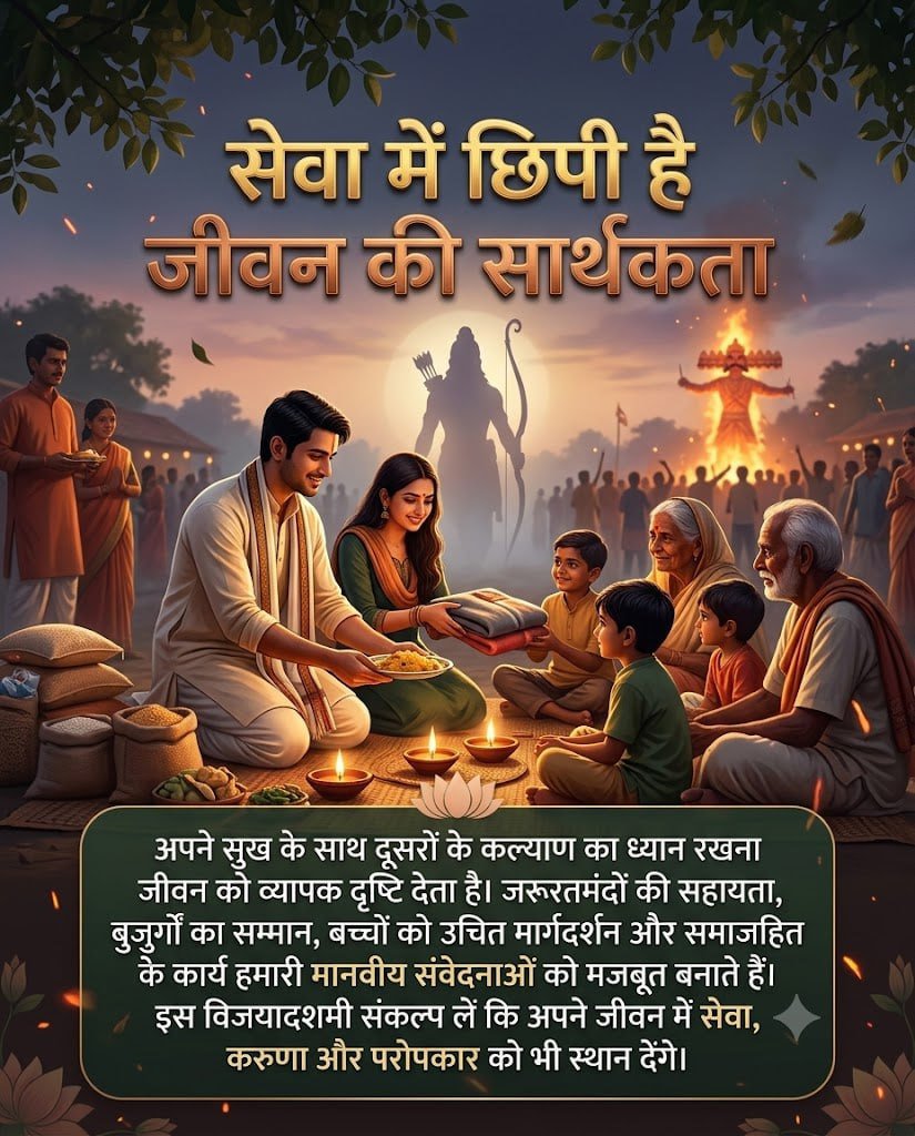 Chetna9696's tweet photo. 🌼 रामजी का जीवन हमें धर्म, धैर्य और मर्यादा की प्रेरणा देता है। जैसे श्���ीरामजी ने अधर्म पर विजय प्राप्त की, वैसे ही हम भी अपने मन के नकारात्मक विचारों पर विजय पाने का प्रयास करें।🙌🏻Happy Dussehra
#VijayaDashami https://t.co/hxvpTLclfm