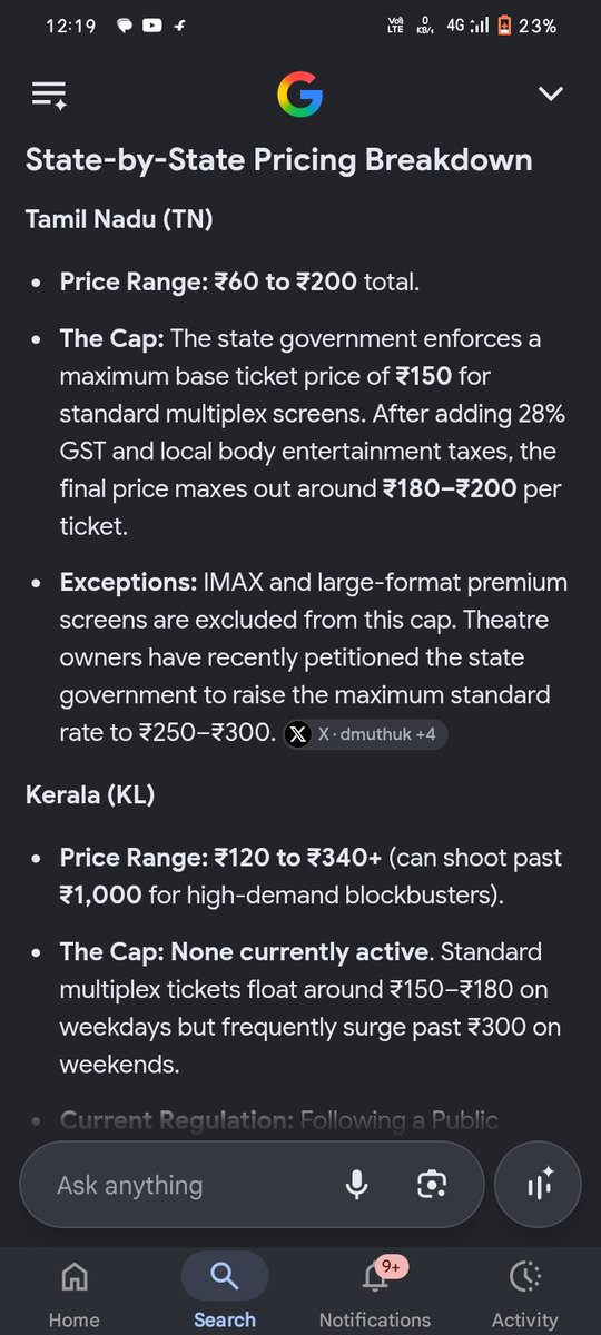 The_Factbook_'s tweet photo. @Hahaayoume @psps2003s @Tintinn_Putinn @mersal07 Athu epdi ma 150 cr difference varum

#BKU : 6.5M Ticket Sales (190 Cr indian gross)
#Coolie: 6.12M Ticket Sales (335 Cr indian gross)
Athu poga Tn maathiri fixed price kidaiyathu kerala la...

Vadai 🍩 suttey mentalans eh manipulate pannirukaanga... https://t.co/rUqgRG02bu