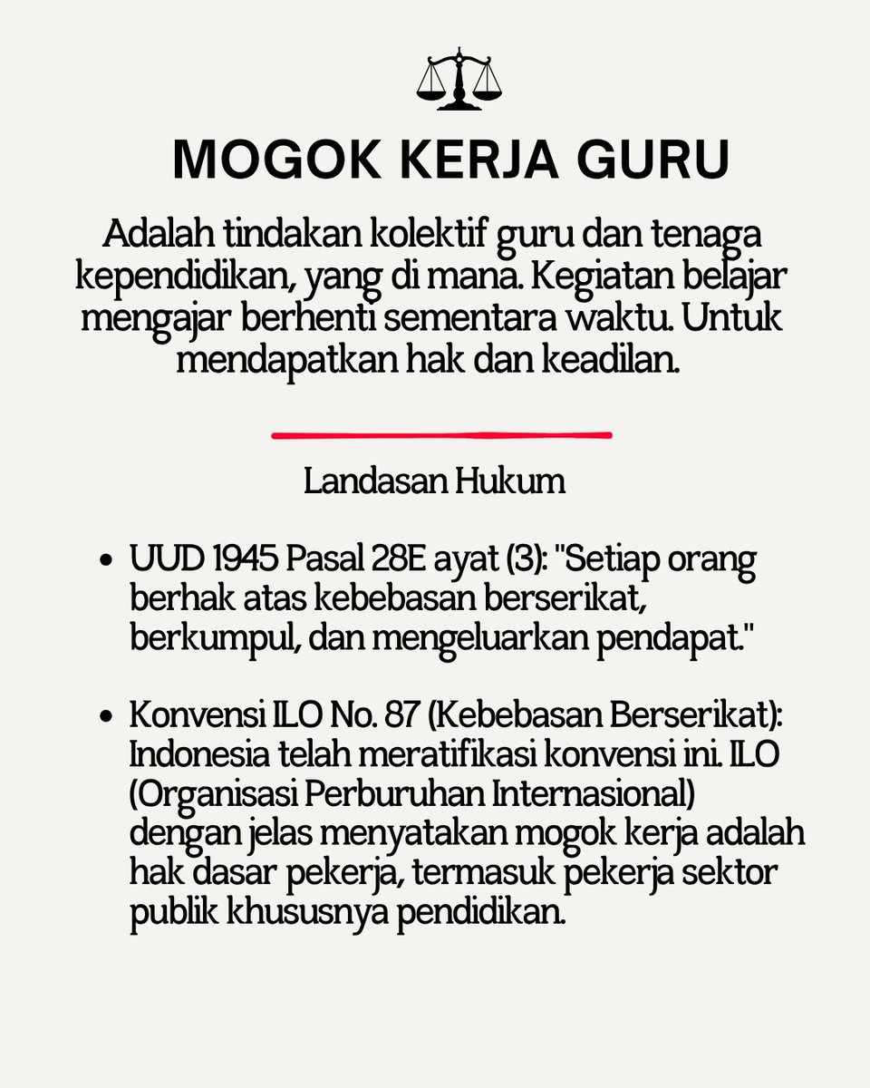 penduduk_lokal_'s tweet photo. 8 mogok kerja guru & tenaga kependidikan selama 2 tahun Pemerintahan Prabowo Gibran diberbagai wilayah Indonesia.

Meksipun setiap tempat memiliki hasil yang berbeda & tidak terpublikasi.

Mogok kerja dianggap salah satu cara yang efektif dalam meningkatkan daya tawar guru dihadapan Pemerintah, yang kerap kurang mempertimbangkan guru dalam setiap pengambilan keputusan.