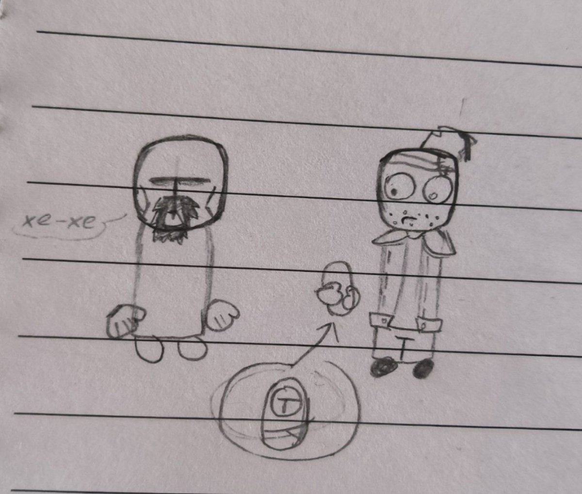 Varvarons_Dena's tweet photo. New sketches with Hackerman and Roz, yay
Baby Hackerman for @night2_93 and Keenan
#Madnessrospierdalation #hackerman #madnesscombat https://t.co/81Ns3jLfpi