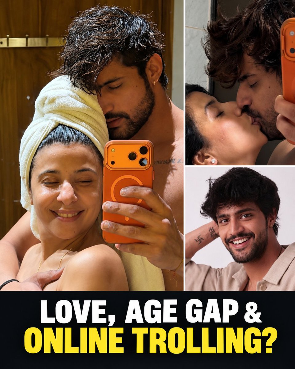 RealShiksha's tweet photo. Sorab Bedi shared romantic pictures with Delnaz Daruwala on Instagram, even asking people to comment respectfully and calling her “Bhabhi.”

Their affectionate moments quickly caught attention, but the conversation soon shifted to their age difference. As the pictures went viral and trolling intensified, Sorab reportedly deleted the post within hours

However, he later clarified that he wouldn't let online trolling dictate how he lives his life....1/2