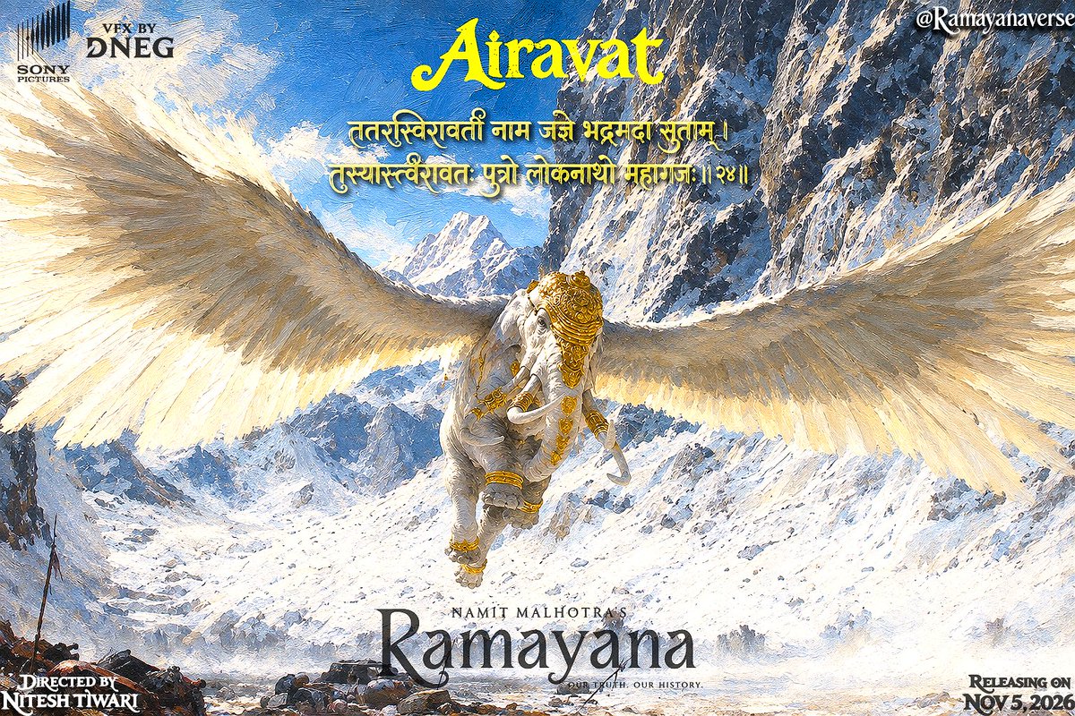 Ramayanaverse's tweet photo. Absolute PEAK incoming 🔥.....
Just 15 days to go....❣

@Gargi16191 @GyaanDuo @si_dd_hant_ @KshitizCritic 

#RamayanaOnNov5th #RamayanaPart1 #RanbirKapoor #SaiPallavi #Yash https://t.co/J4k6NXeTK4