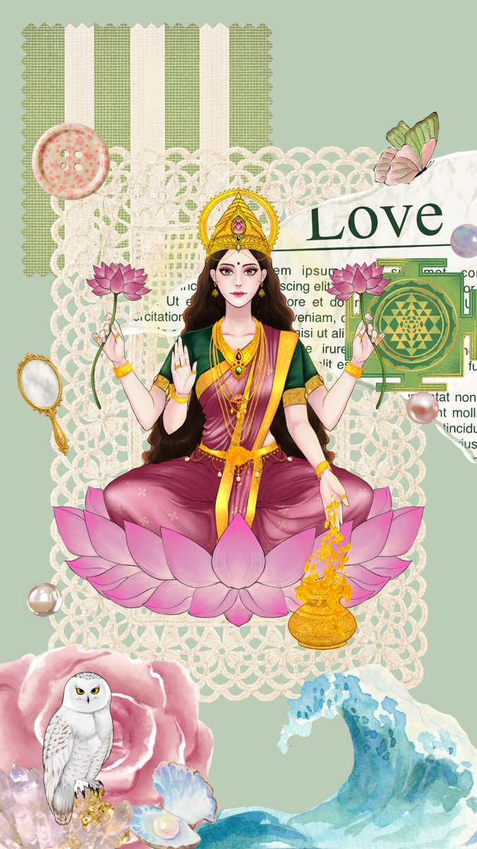 Rosettawitch's tweet photo. ॐ ह्रीं श्रीं लक्ष्मीभयो नम : 🪔 ✴︎
Wallpaper for use — 🪷
กติกา *. retweet & fav.  

เนื่องจากแฟนของเรา (@whatamave) ได้มีโอกาส work กับพลังงานของพระแม่ลักษมี เขาเลยเริ่มร่างพระแม่ลักษมีขึ้นมา วาดอยู่พักใหญ่ มาเสร็จเอาในช่วงนวราตรีพอดี เลยถือโอกาสแจก wallpaper พระแม่ลักษมี 9 แบบ(รวมในเธรด) สำหรับผู้ศรัทธาในพลังศักติแห่งพระองค์ 🪷 ༄ ขอให้ผู้อยู่ภายใต้การดูแลของพระองค์นั้นได้พบกับความสุข ความสงบ การปกป้อง ประสบความสำเร็จในทุกด้าน สมปรารถนาในทุกสิ่งที่คู่ควร — 🕯️, โอม ชยะ ศรี ลักษมี มาตา 🫧