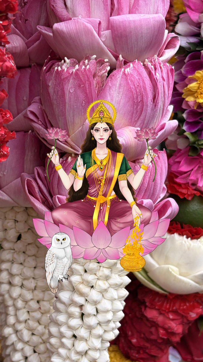 Rosettawitch's tweet photo. ॐ ह्रीं श्रीं लक्ष्मीभयो नम : 🪔 ✴︎
Wallpaper for use — 🪷
กติกา *. retweet & fav.  

เนื่องจากแฟนของเรา (@whatamave) ได้มีโอกาส work กับพลังงานของพระแม่ลักษมี เขาเลยเริ่มร่างพระแม่ลักษมีขึ้นมา วาดอยู่พักใหญ่ มาเสร็จเอาในช่วงนวราตรีพอดี เลยถือโอกาสแจก wallpaper พระแม่ลักษมี 9 แบบ(รวมในเธรด) สำหรับผู้ศรัทธาในพลังศักติแห่งพระองค์ 🪷 ༄ ขอให้ผู้อยู่ภายใต้การดูแลของพระองค์นั้นได้พบกับความสุข ความสงบ การปกป้อง ประสบความสำเร็จในทุกด้าน สมปรารถนาในทุกสิ่งที่คู่ควร — 🕯️, โอม ชยะ ศรี ลักษมี มาตา 🫧