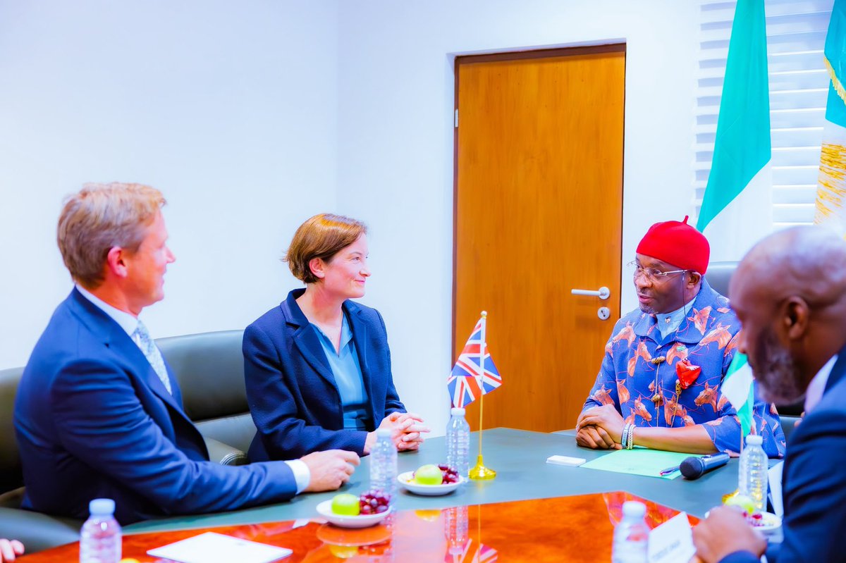 OfficialBenKalu's tweet photo. Yesterday, I received with pleasure the delegation led by Christina Scott, DG Network UK @FCDOGovUK , alongside the newly appointed British High Commissioner to Nigeria, Pete Vowels and other officials, on a working visit to the House of Representatives.

Our discussions focused on the ongoing constitutional review process, particularly state police and the Reserved Seats Bill for women, preparations for the forthcoming elections, and the implementation of the new Electoral Act.

We appreciate the @FCDOGovUK ’s continued commitment to supporting Nigeria’s democratic and economic reforms. We look forward to sustaining this partnership to strengthen democratic institutions, promote good governance and advance national development.