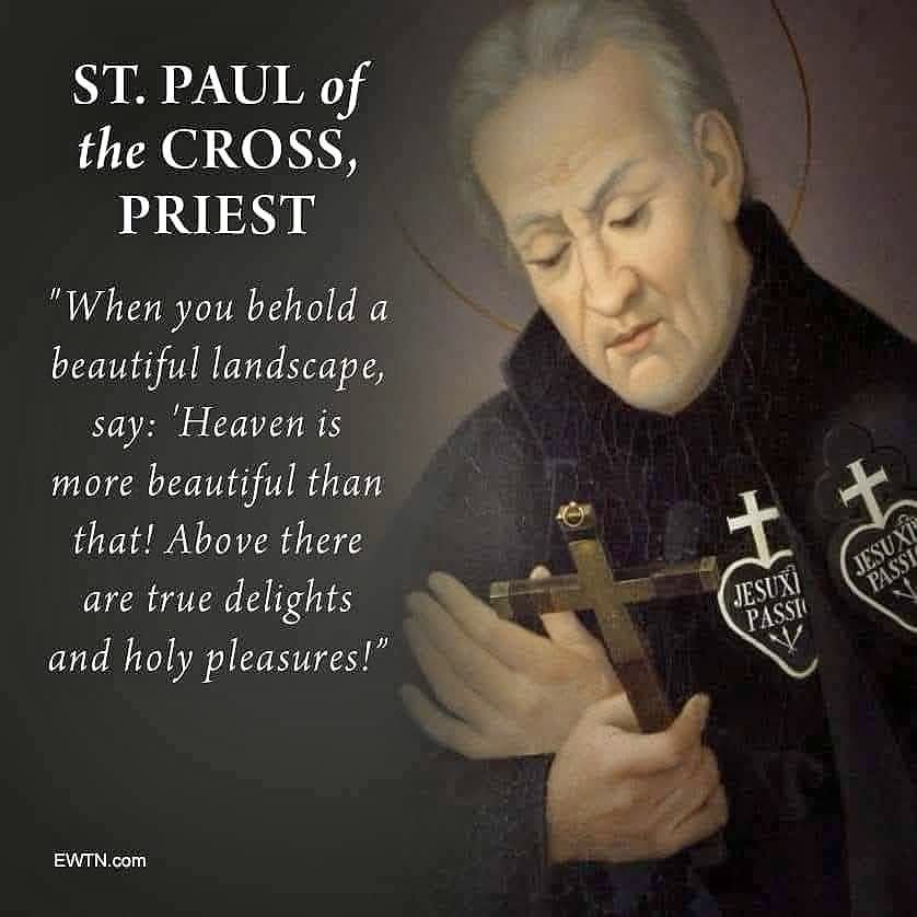 Gracie_Kimani's tweet photo. St. Paul of the Cross....................pray for us 🙏🙏 #StPaulOfTheCross https://t.co/216e7M6mPp