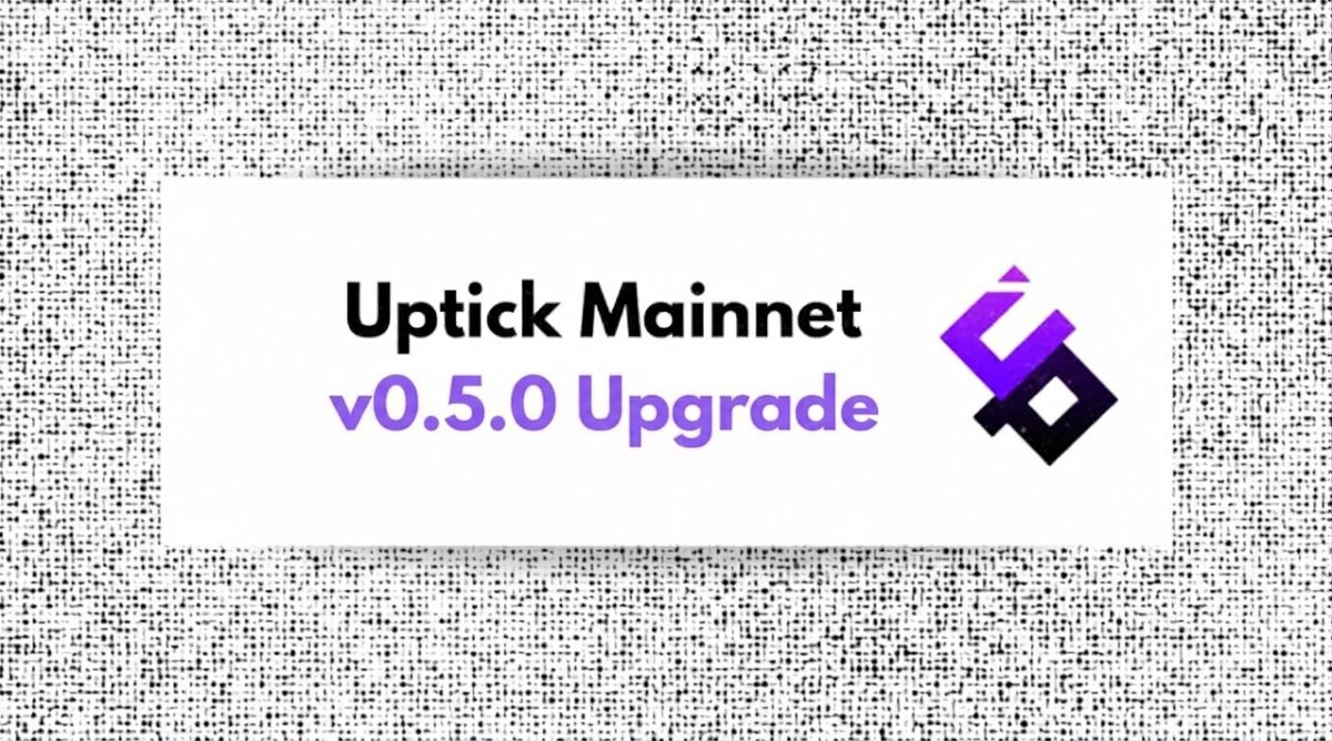 uptickproject's tweet photo. Uptick Mainnet has upgraded to v0.5.0 🎉

Height 19,730,130 (Oct 19, 09:52 UTC).

One hop past v0.4.x: fully migrated to the cosmos/evm stack (SDK v0.53.8 / CometBFT v0.38.25 / ibc-go v10).

Bridged assets now run on new IBC channels: correct balances, NFTs can return home.

Details 👉  https://t.co/VQ9mNZznCR 

#Uptick #IBC