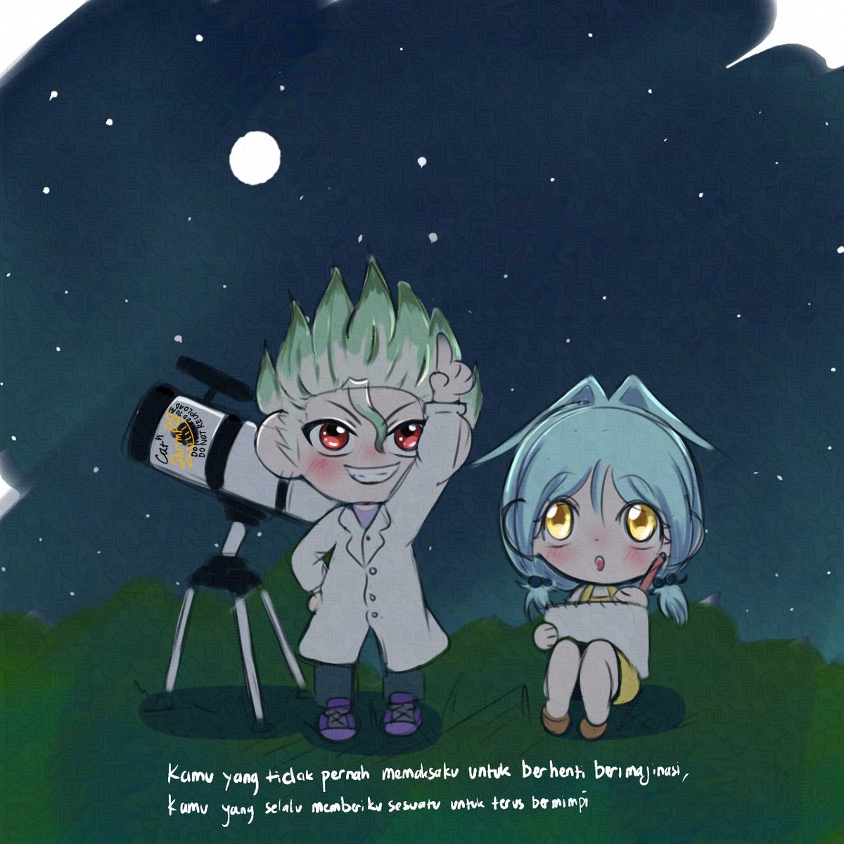 catnshrimp's tweet photo. Senku x erika (ocsona) WIP

Doodle utk hari ini, pertemuan pertama mereka berdua saat masih kicik. 

Dan aku baru sadar i'm suck at chibi drawing 😵‍💫
#yumetwt #yumeship #ocsona https://t.co/mEmvJ101Oz