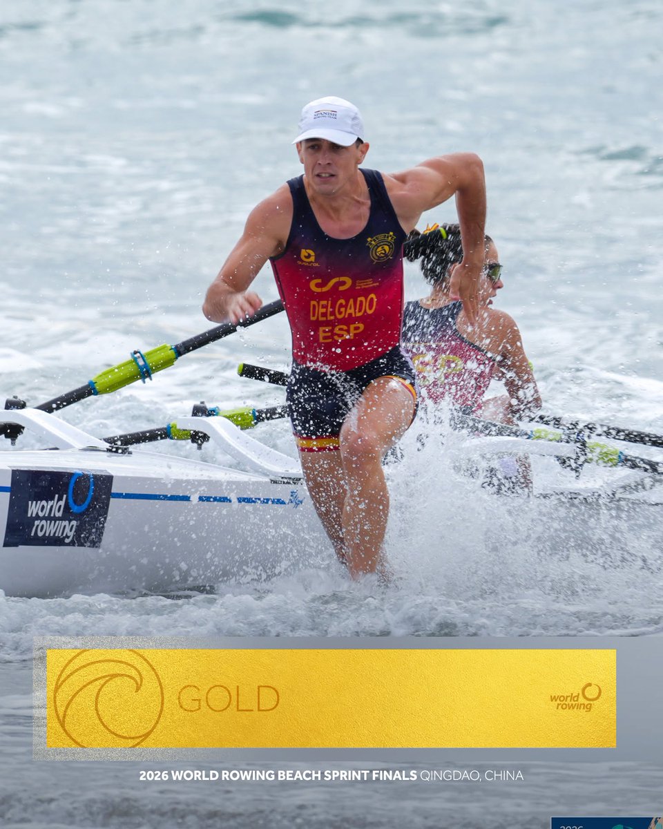 fed_esp_remo's tweet photo. 📷 Oro mundial para Rocío Fraguela y Marcos Delgado del InMix2x español en el Campeonato del Mundo de Beach Sprint (Qingdao)
@deportegob @COE_es @Paralimpicos
#RemoESP #TeamESP #BeachSprint #Qingdao26 https://t.co/xM9Esz6z5p