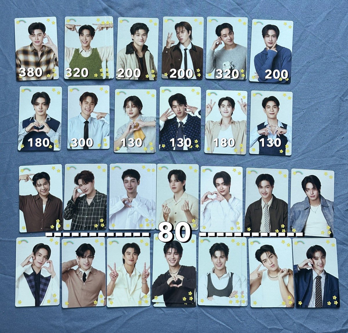 pprma_'s tweet photo. WTS ขาย💖

RANDOM CARD คอลฮ่องกง ราคาตามภาพ มีเมมตามในรูปเลยค่าาา

📮ค่าส่ง 50 บาท (ส่งของหลัง 25 oct)
💌 สนใจ DM✨

#ตลาดนัดgmmtv 
#GMMTVPOPUPSTOREINHONGKONG https://t.co/CMhSl4zq3j