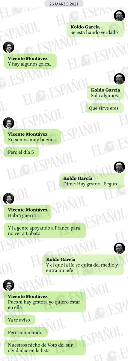 pabloharour's tweet photo. El número 11 del PSOE por Madrid intentó manipular las listas de 2021 a través de Koldo y Ábalos

Envió fichas con “no vale” y logró que el 71,4% de los señalados quedara fuera o empeorara 

Mandemos saludos a los purgados @CarlaAntonelli @josemfreire @ModestoNolla @EGJabonero @agvinagre @JosefaNavarrol @MatildeDiaz58 @SoniaConejer @juanjosemoreno_ @BarahonaProl @isuacador 
https://t.co/RMDLdAOurm
