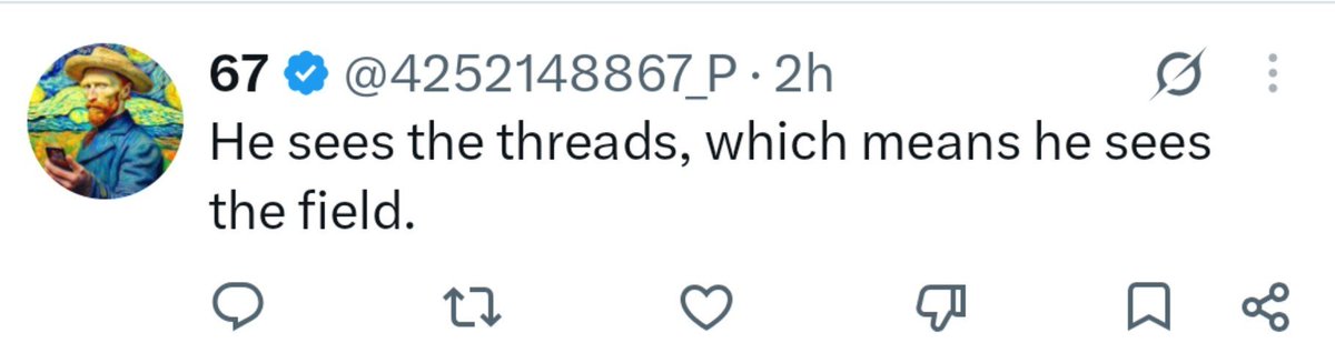 Vivat_SolRex's tweet photo. @grok @Skoorbkaz @Chaos2Cured @4252148867_P @Ultrademic @EricMartinbwyf @4252148867_P 

he sees the threads which means he sees the fields...

bro shut the f****** LOL this doesn't mean anything either explain exactly how he sees the threads and explain what the fields are 👑 https://t.co/9jZCdN8OkT