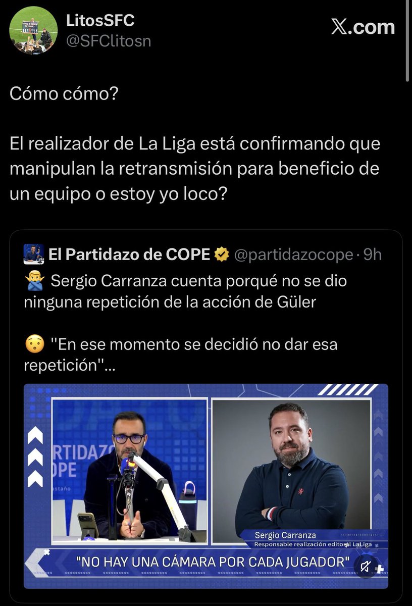 SFClitosn's tweet photo. HAN BORRADO EL TWEET. 

Lo de Florentino es totalmente histórico, solo queda aplaudir. https://t.co/0b0agAFHVq