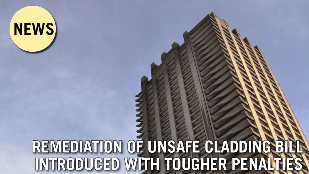 HMM_Online's tweet photo. New bill introduced for the remediation of unsafe cladding! 🏢🏗️
Check out the details here: https://t.co/p4OfMfnWHl
#Housing #Cladding #SafetyFirst https://t.co/tmvOXjzeny