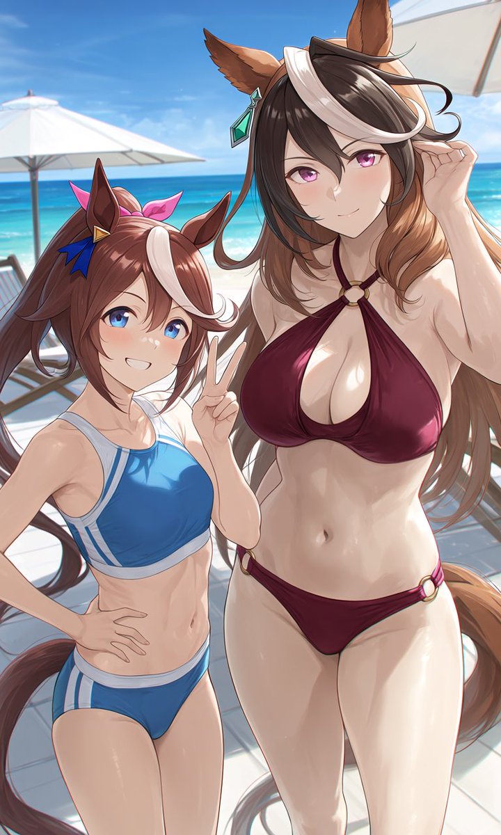 ai_shunchi's tweet photo. ルドルフ＆テイオー👙✨️

SFW https://t.co/ZZToLK1jlu