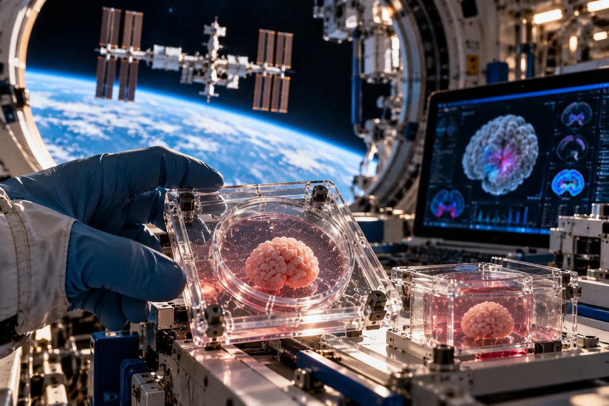 espash_'s tweet photo. 🛰 ارسال مدل‌های مغزی به فضا؛ آزمایش تازه برای شناخت #آلزایمر و پارکینسون

فضاپیمای #Dragon محموله‌های علمی و تجهیزات تازه را به ایستگاه فضایی بین‌المللی رساند. دراگون تا اواسط نوامبر متصل می‌ماند؛ سپس نمونه‌ها را بازمی‌گرداند. https://t.co/8Wjw3BGYWj